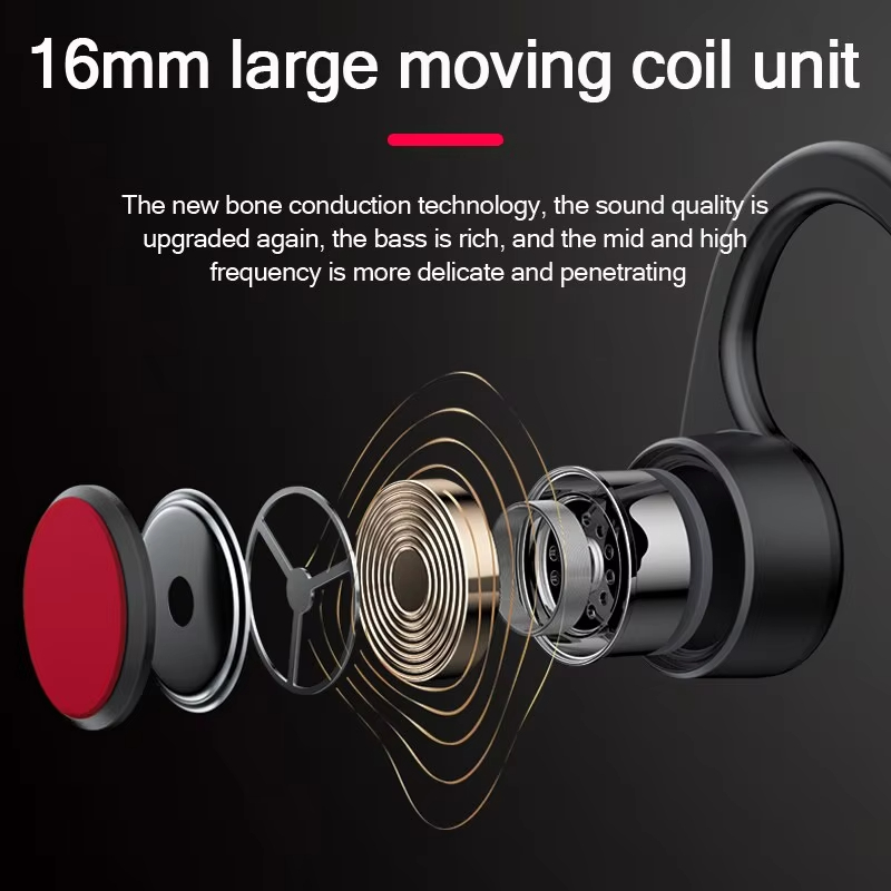 AOC Wireless Bluetooth Headphones ACN4521 Bone Conduction Bluetooth Headset Hi-Fi Sound Quality Music Earphones Ergonomic Design Sports Earbuds