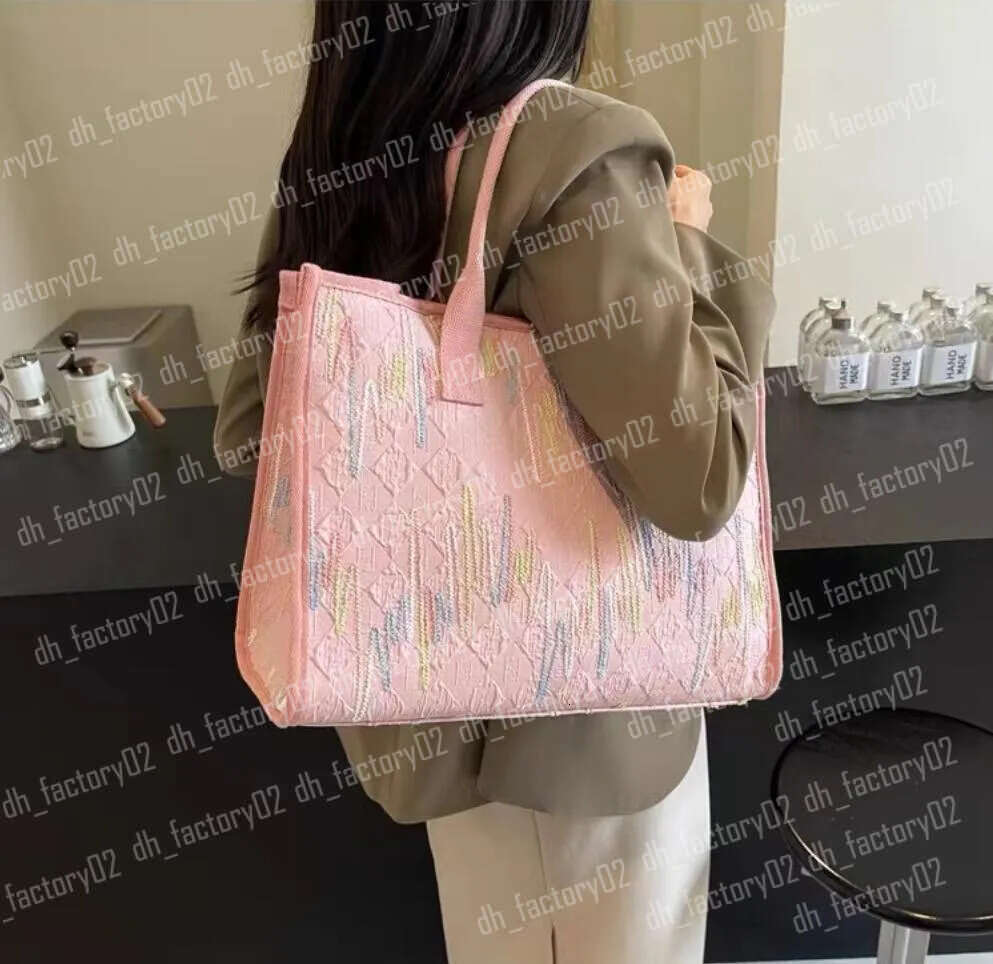 Designer women Totes Bag Top Original Embroidery BOOK Handbag Shopping Bags Women's Classic Handle Laptop Large Capacity bags dh_factory02