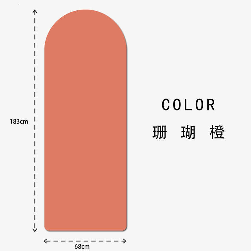 uth Custom Shape Oval Arched Curve Mat Yoga Mats New Capsule Two Ends Round Pu Yoga Mat Natural Rubber XJ250714