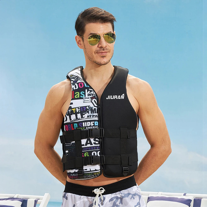 Life Jacket for Adults and Children Buoyancy Vest Water Sport Swimming Boat 250411