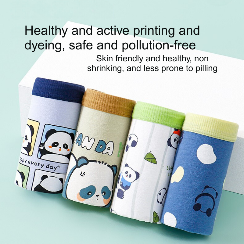 Boys Animated Patterned Shorts Durable Kids' Athletic Undergarments w/Easy-Wear Cuff Design-5929