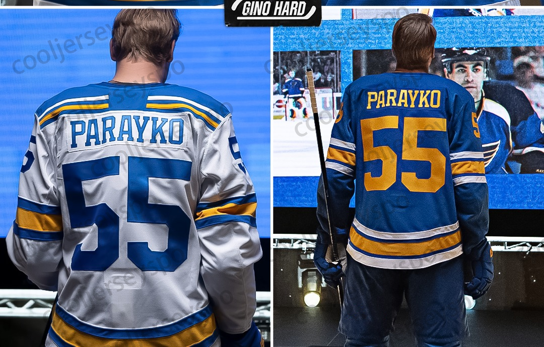 Custom Jersey Kyrou 2025-26 Jersey Robert Thomas Brayden Schenn Jake Neighbours Colton Parayko Justin Faulk Pavel Buchnevich Binnington
