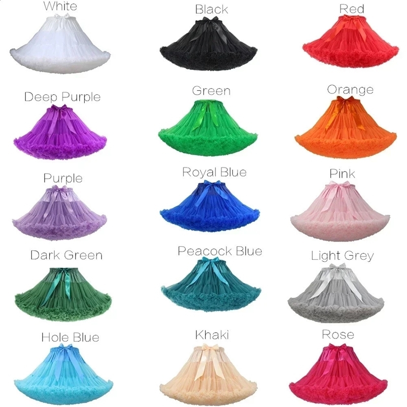 Lolita Petticoat Woman Free Short Halloween Crinoline Mini Ball Gown Underskirt Rockabilly Tulle Stock Tutu Skirt Cosplay Party 250411bj