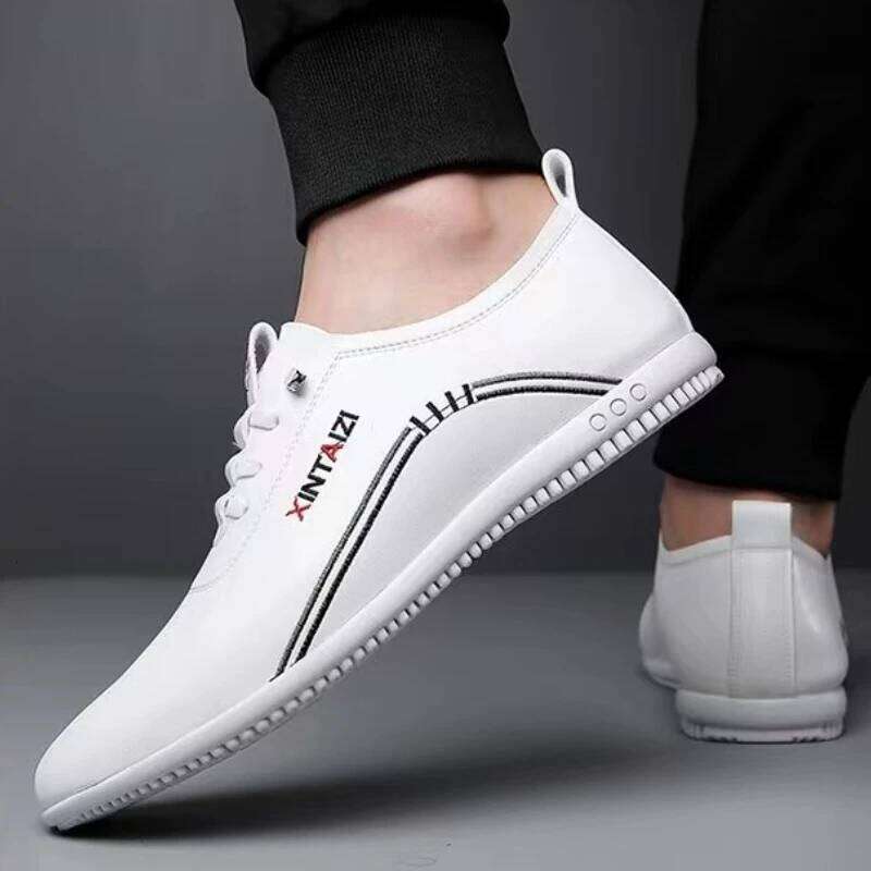 Leather for Fashion Soft Sole Loafers Comfortable Lightweight Walking Shoes Men Flats Moccasins Zapatillas Hombre
