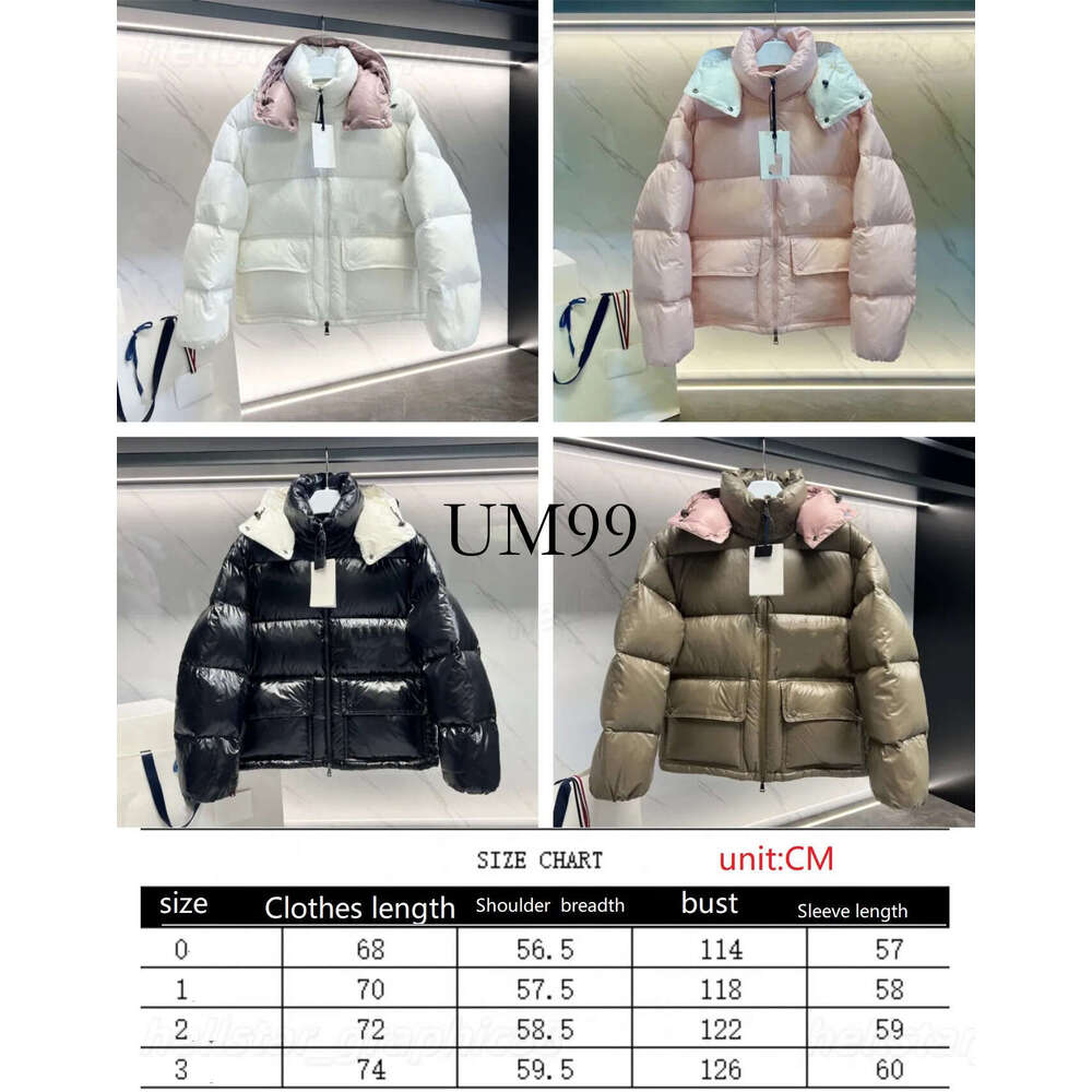 Same quality Designer For Women Puffer Coats And Thickened Parkas Outdoor Jackets Brand zip Warm Matter Abbaye Mens Down Jacket Winter 8
