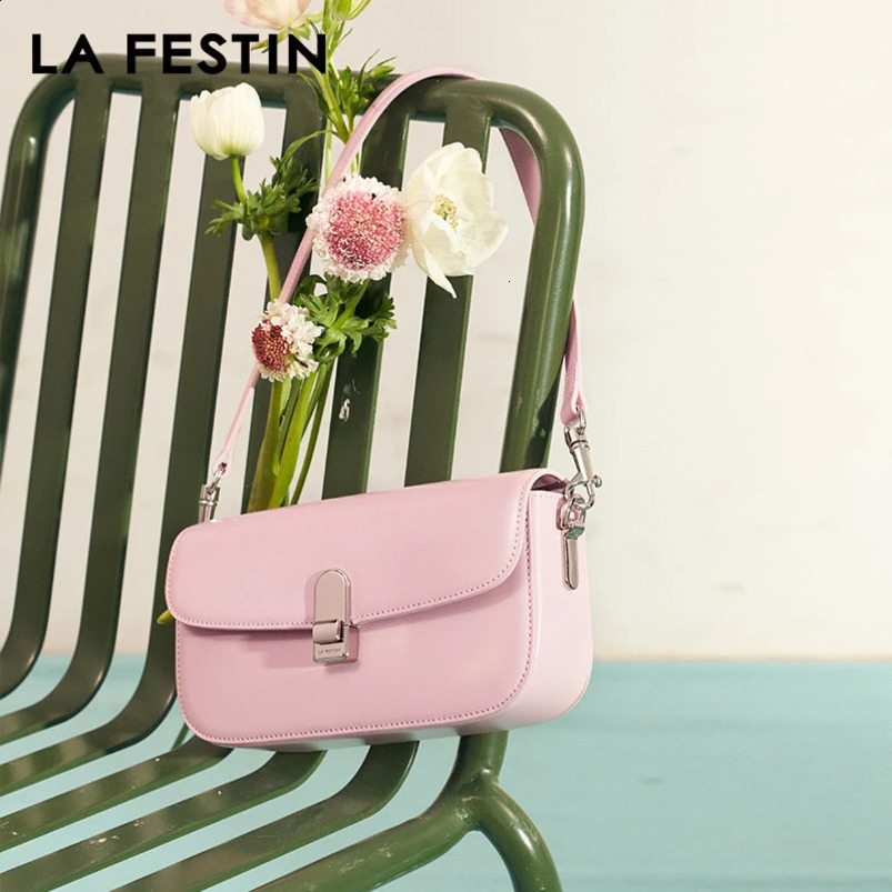 LA FESTIN Crossboby Shoulder Messenger Womens bag Underarm Saddle Bag Fashion Denim Handbag y2k 240821