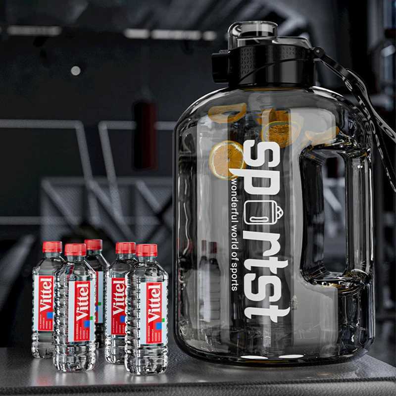 17L5L Outdoor Sport Water Bottle Pc Material Precise Scale Portable Water Cup Large Capacity Water Bottle Gym Fitness Bottle J250923