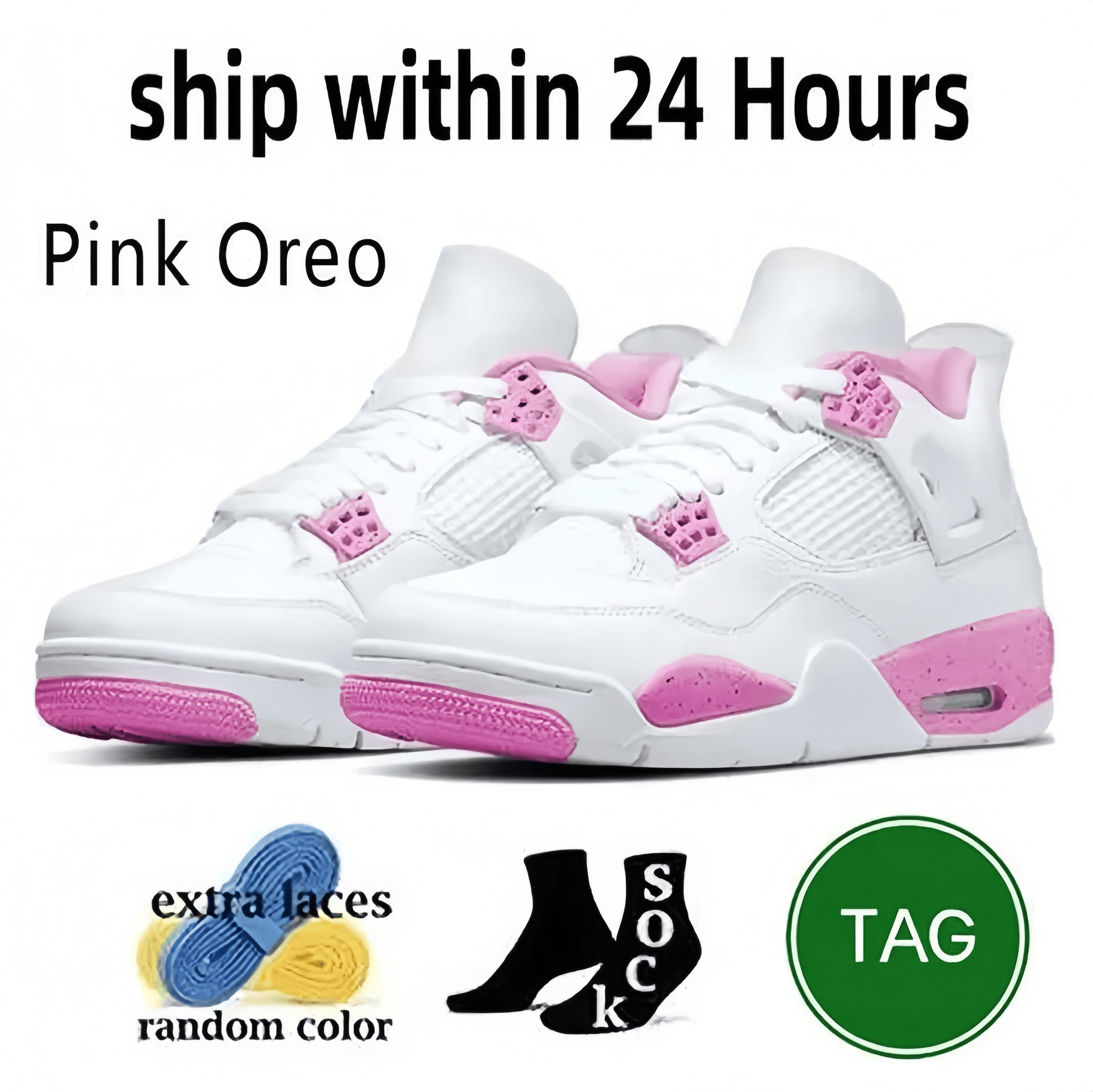 Original Box 4 4s Basketball Shoes Designer Sneaker Men Black Cat 2025 Pure Money Military Sail Red Thunder White Oreos Pure Metallic Underfeated Cava