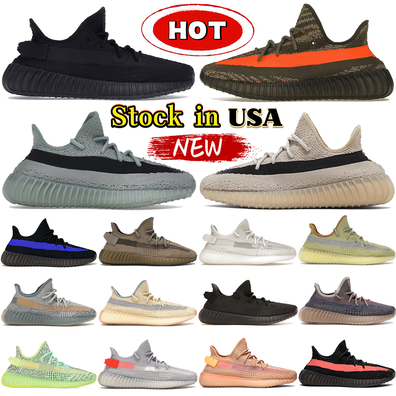 Stock in USA designer running shoes black white bred Local Warehouse outdoor sneakers classic low flats breathable shoe fashion men women sports trainers EUR 36-48