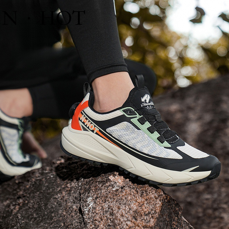 NHOT Designer Luxury Light Riding Hiking Shoes Shock-absorbing Anti Slip Stable Mountain Climbing Outdoor Off-road Sports Running Shoes Fashion Breath