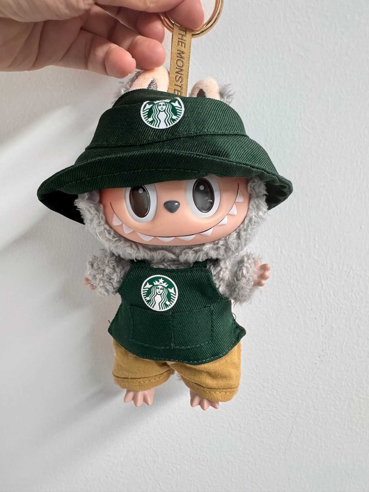 In Stock For Labubu Clothing BJD Vinyl Blind Box V1 V2 V3 Working Clothes Coffee Suit Clothing Replacement Cute Doll Accessory C250924