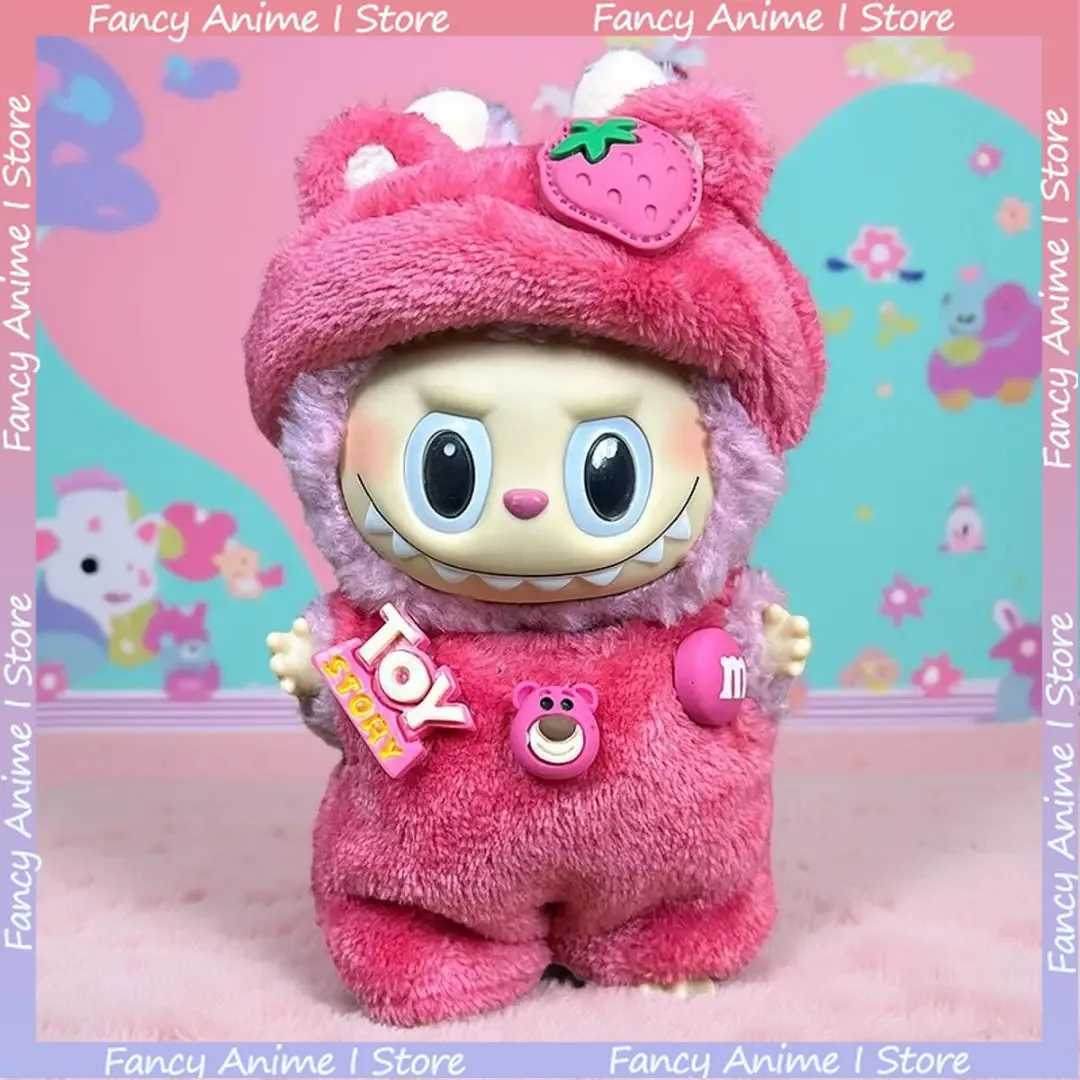 Cartoon Labubu Doll Clothes Cute Lotso Costume Outfit Plush Doll Clothing Sets Kawaii for V1 V2 V3 Labubu Doll Christmas Gifts C250924