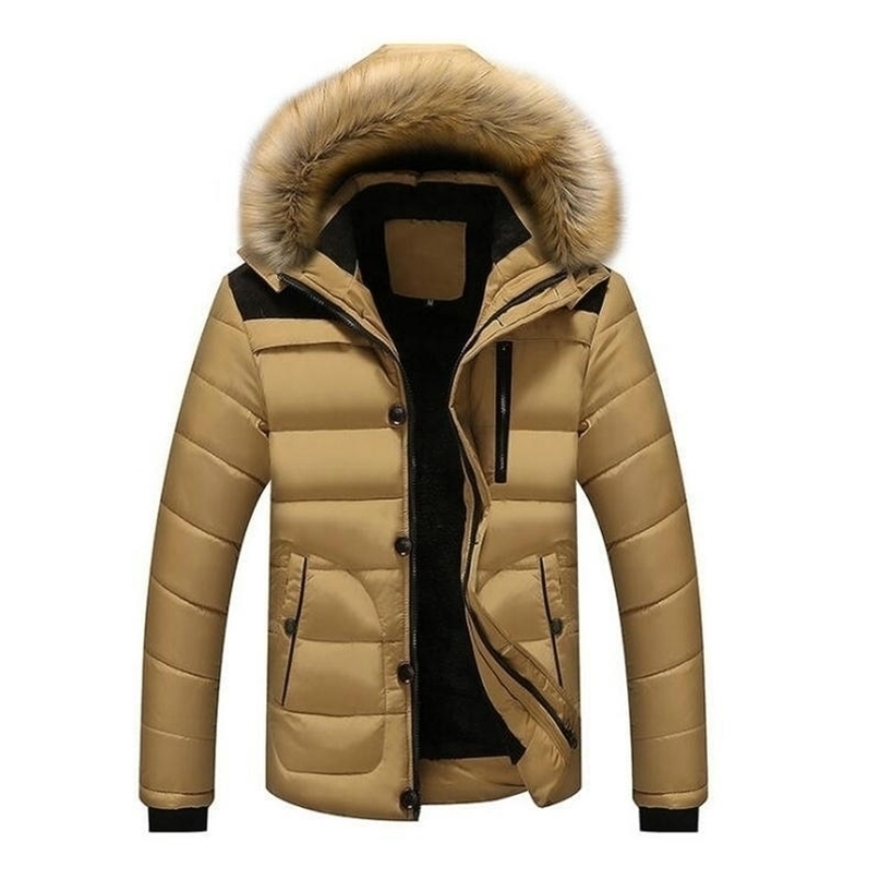New Style Winter Jackets Men's Coats Male Parkas Casual Thick Outwear Hooded Fleece Jackets Warm Overcoats Mens Clothing T200102