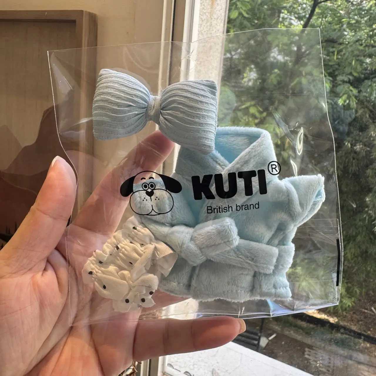 Plush Pajama with Bow and Pants Set for Labubu Bathrobe for V1v2v3 Labubu Doll DIY Clothing Accessories C250924