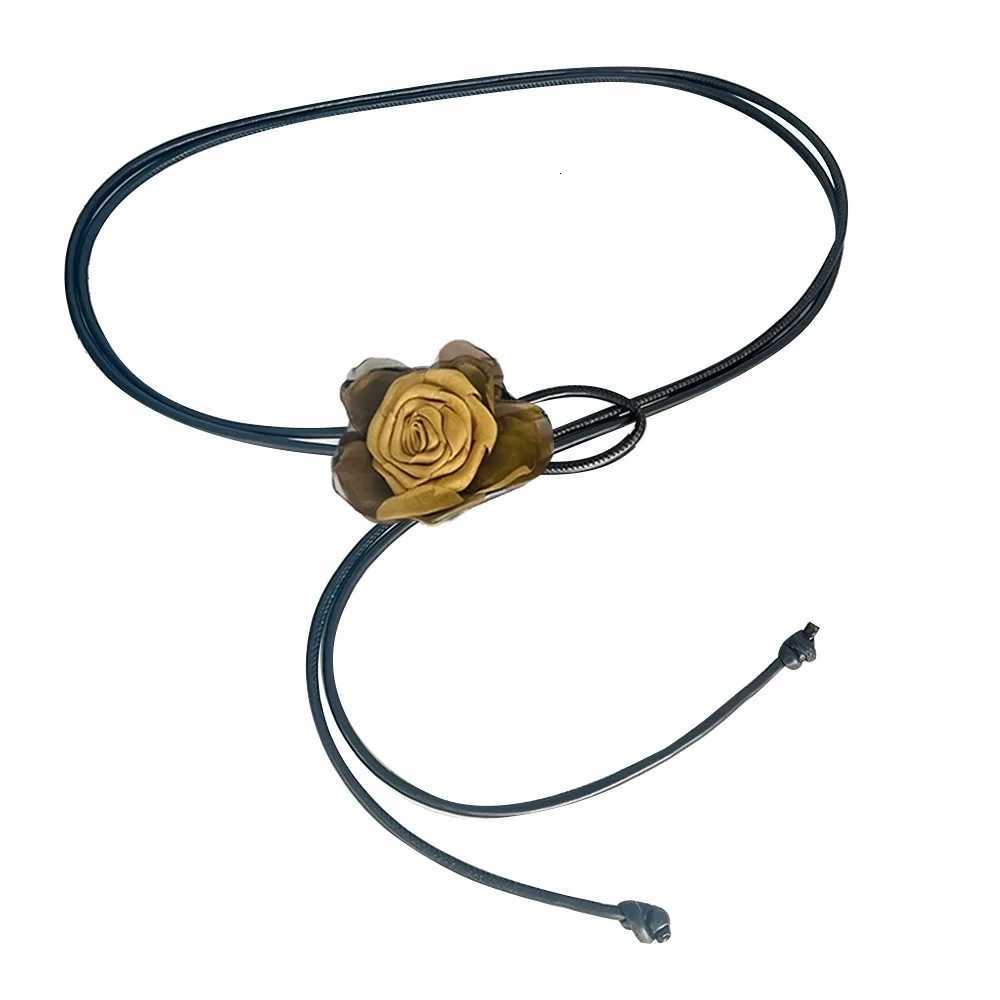 Fashion Fashion Ethnic Style Dry Rose Flower Belt Highend Retro Knotted Waist Rope Waistband For Skirt Clothes Dress Jeans Coat90 D250924