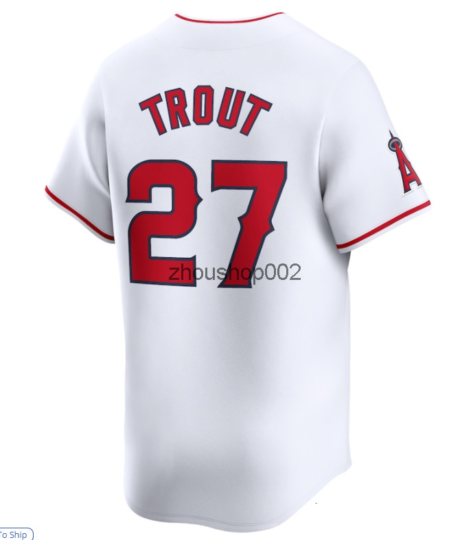 2025 Custom 27 Mike Trout Jersey Anthony Rendon Fletcher Reggie Jackson Reid Detmers Drury Urshela Walsh Moniak Ward Logan OHoppe Lucas Giolito Grichu