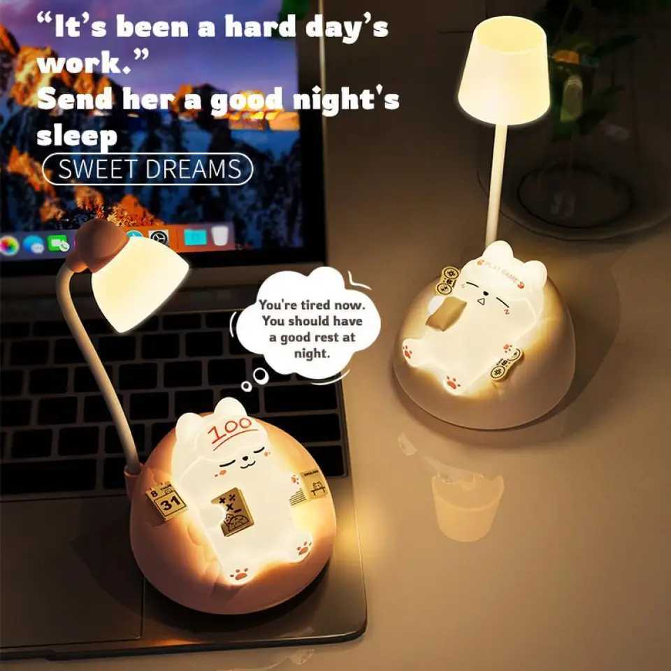 Famous Night Light Creative Gift For Students Friends Kids Baby Bedside Lamp Warm Nursery Light Sleep Decor Birthday Present C251115