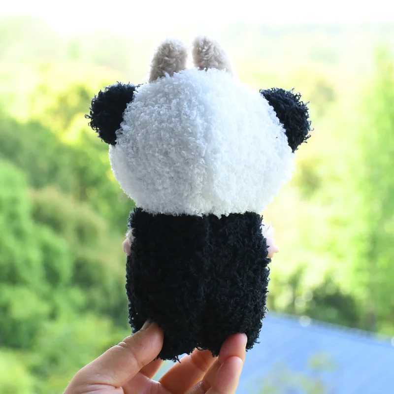 Labubu 15cm17cm Doll Clothing Sitting Party Panda Jumpsuit Macaron Labubu Cute Doll Clothing C250924