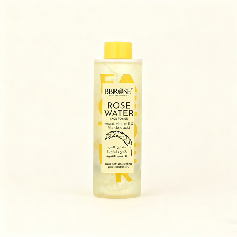 BBROSE Wheat, Vitamin E & Mandelic Acid Rose Water Face Toner, Deep - Cleansing & Pore - Unclogging