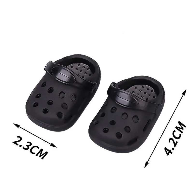 Labubu Accessories Doll Shoes Beach Slippers Summer Sandals For 17cm Labubu V3 Doll Clothes Outfit Accessories Ropa Labubu C250924