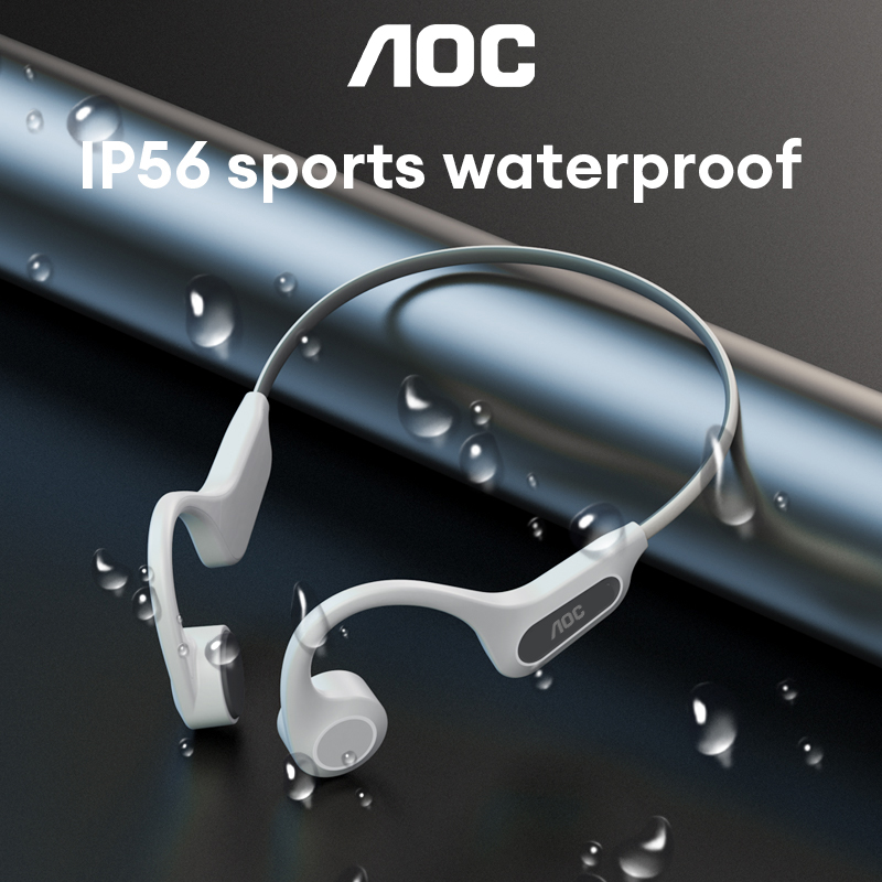 AOC Wireless Bluetooth Headphones ACN4521 Bone Conduction Bluetooth Headset Hi-Fi Sound Quality Music Earphones Ergonomic Design Sports Earbuds