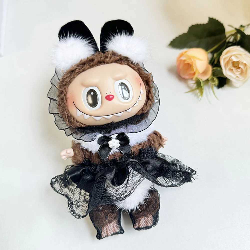Cute Mini Doll Clothes for Labubu 17cm Dolls Accessories Doll Clothes Doll Dress Up Kawaii GiftNot Including Dolls Only Clothe C250924
