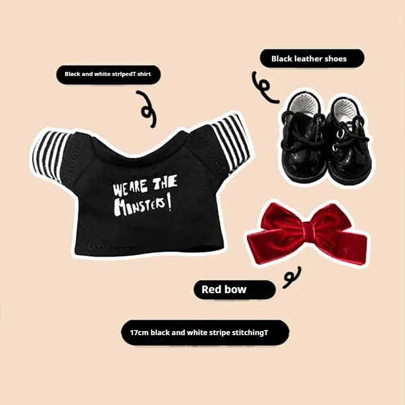 Labubu Vinyl Baby Clothes 17cm Pendant Sitting Series Party Series ValentineS Day Same Style Big Baby Set C250924
