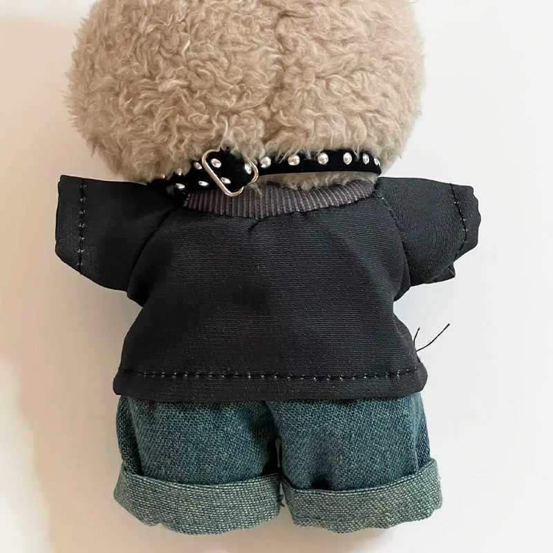 For Labubu Clothes For V1V2V3 Plush Idol 1517cm Doll Hip Hop TShirt Pants Necklace 3PCSPack Decoration Accessories Fans Gift C250924