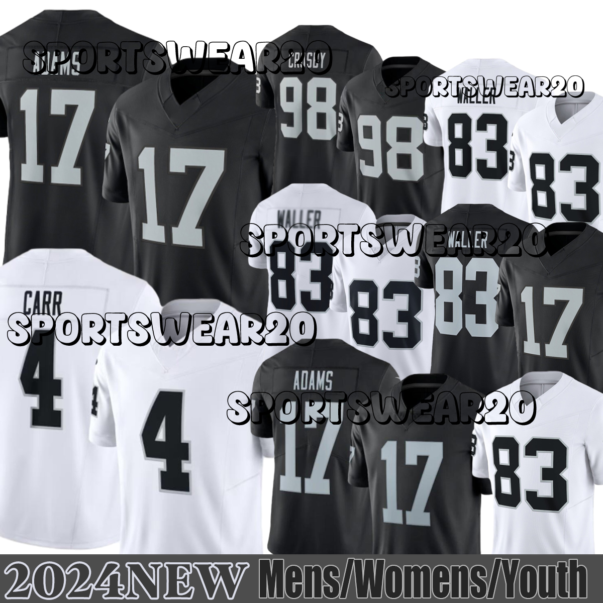LasVegascity Raidersjersey Marcus Allen Geno Smith Bo Jackson Charles Christian Wilkins Woodson Tim Brown Henry Ruggs III Howie Long Football Jerseys