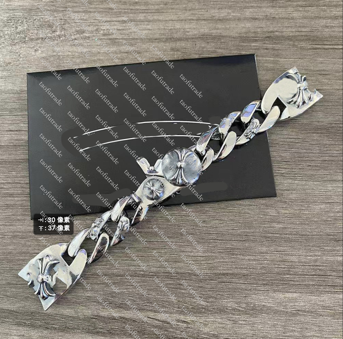 Designer Bracelet Chrome Bracelet Jewelry Silver Punk Designer Bracelet Vintage Craftsmanship Silver Gold Bracelet Holiday Gift Very Good 53f