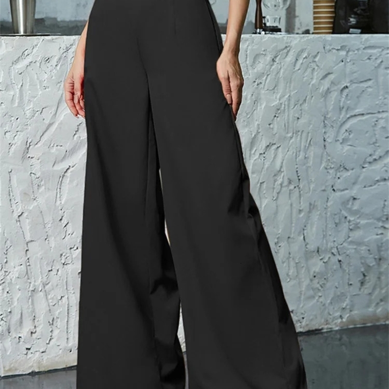 women's High Waist Wide Leg Pants loose women's multicolor floor long wide leg pants 231221
