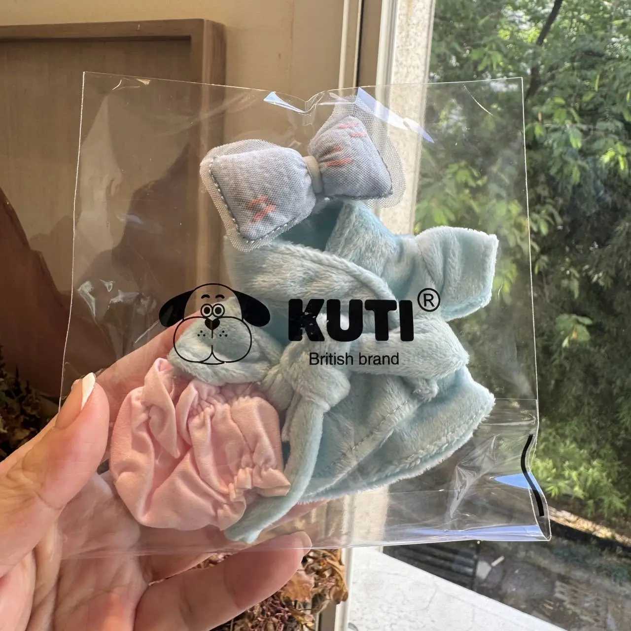 Plush Pajama with Bow and Pants Set for Labubu Bathrobe for V1v2v3 Labubu Doll DIY Clothing Accessories C250924