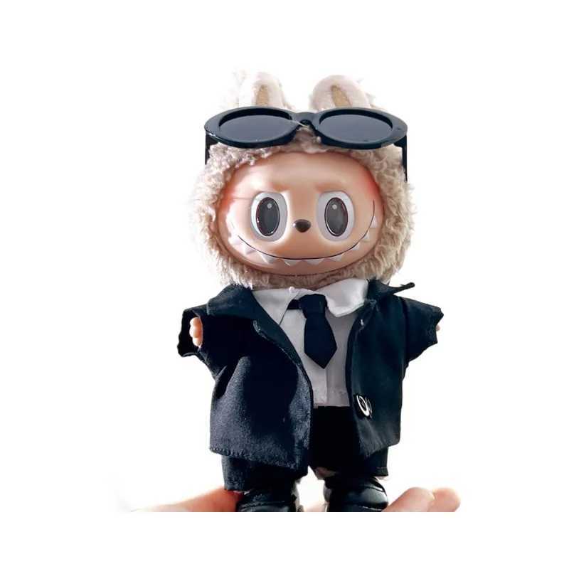 Mini DollS Clothes Outfit Accessories For 1517cm Ropa Labubu and 10cm cotton doll Vest pants shirt suit 4piece set Clothing C250924