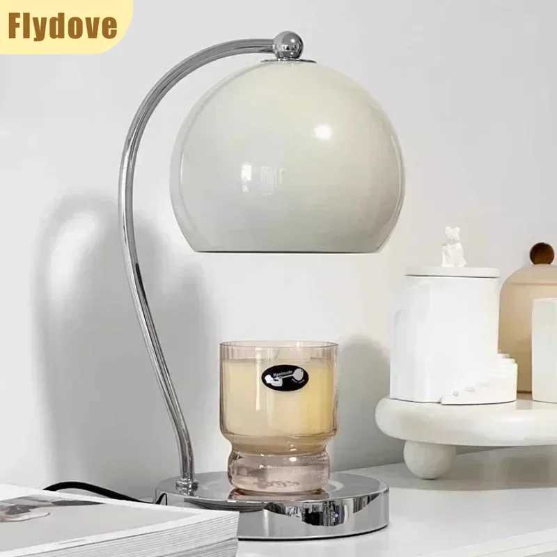 European Style Minimalist Aromatherapy Wax Melting Lamp Creative Homestay Bedroom Headboard Iron Art LED Ambient Night Light C251115