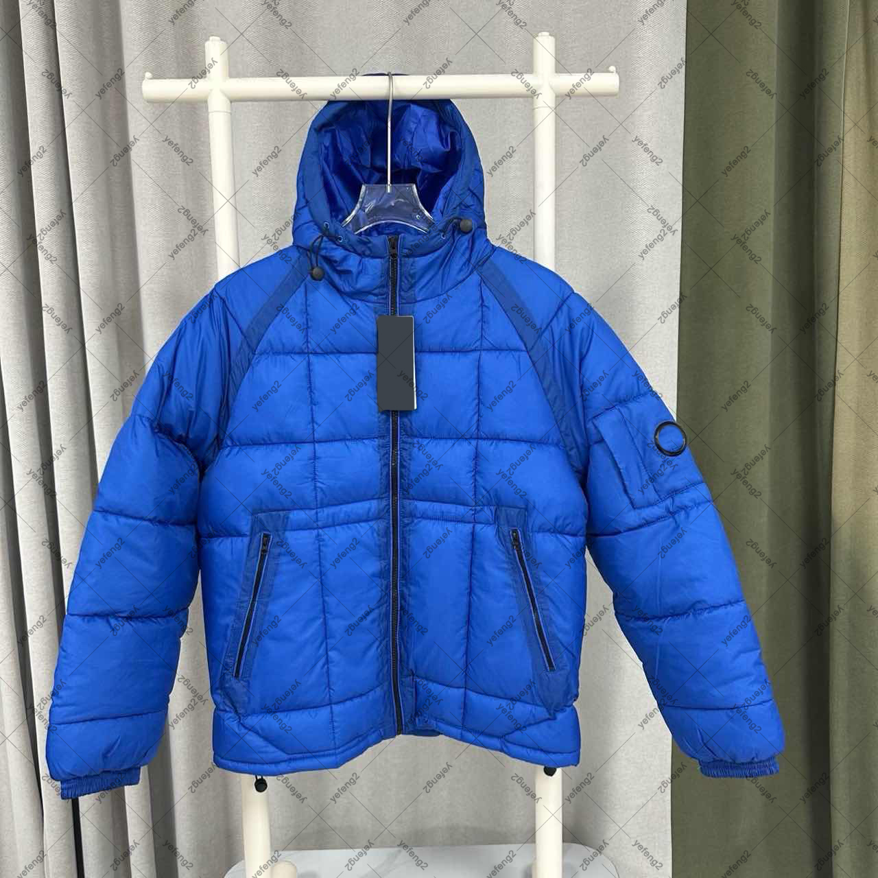 mens designer jacket puffer jacket zipper hoodies glasses winter fashion winter cotton padded jacket