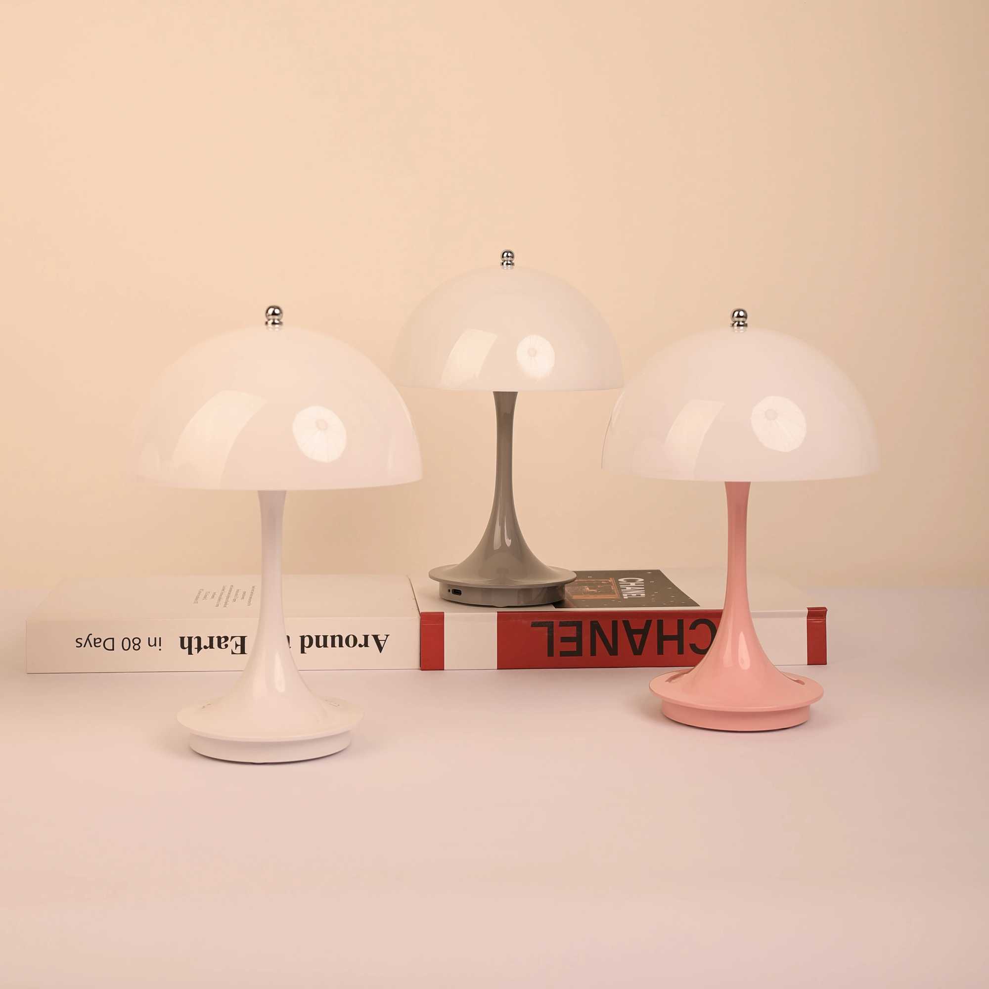 New Design Table Lamps 3 Colors Dimming ABS Portable LED Decoration for Night Light Simple Modern Rechargeable C251115