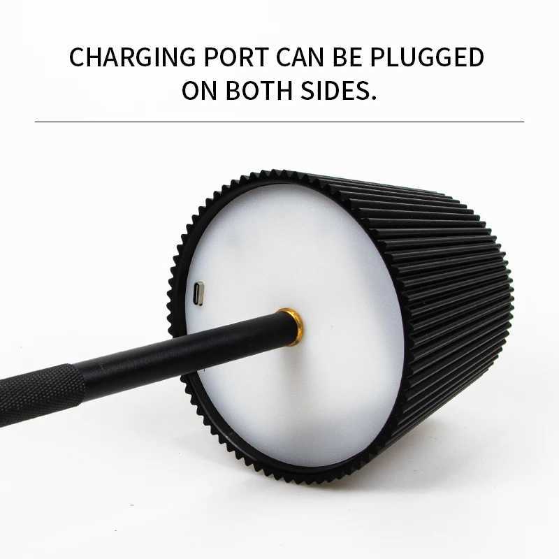 New Rechargeable LED Table Lamp Touch Switch 3 Levels Dimmable Desk Lights Bar Club Dinner Creative Decorative Ambient Lighting C251115