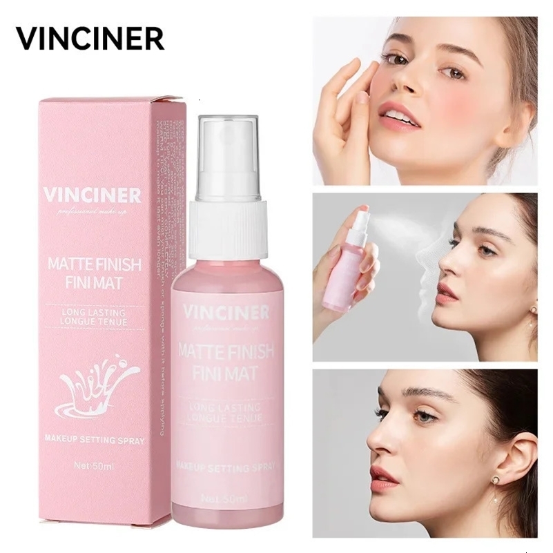 Hydrating Moisturizing Setting Spray Long-lasting Refreshing Non-removal Female Primer Portable Matte Liquid Makeup Fixing Spray 240712
