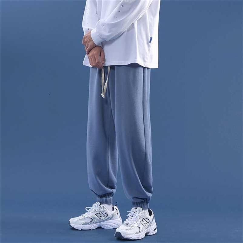 HybSkr Men's Jogger Pants Sweatpants Fashion Harajuku Sweatpants Male Casual Oversize Classic Trousers 210930