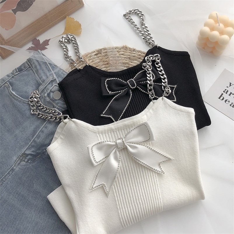 Camisoles Tanks Knitted Camisole Women's Top Fashion Cotton Tank Crop Tops Lingerie Underwear Streetwear Vest Cropped Tee Camisole 230426