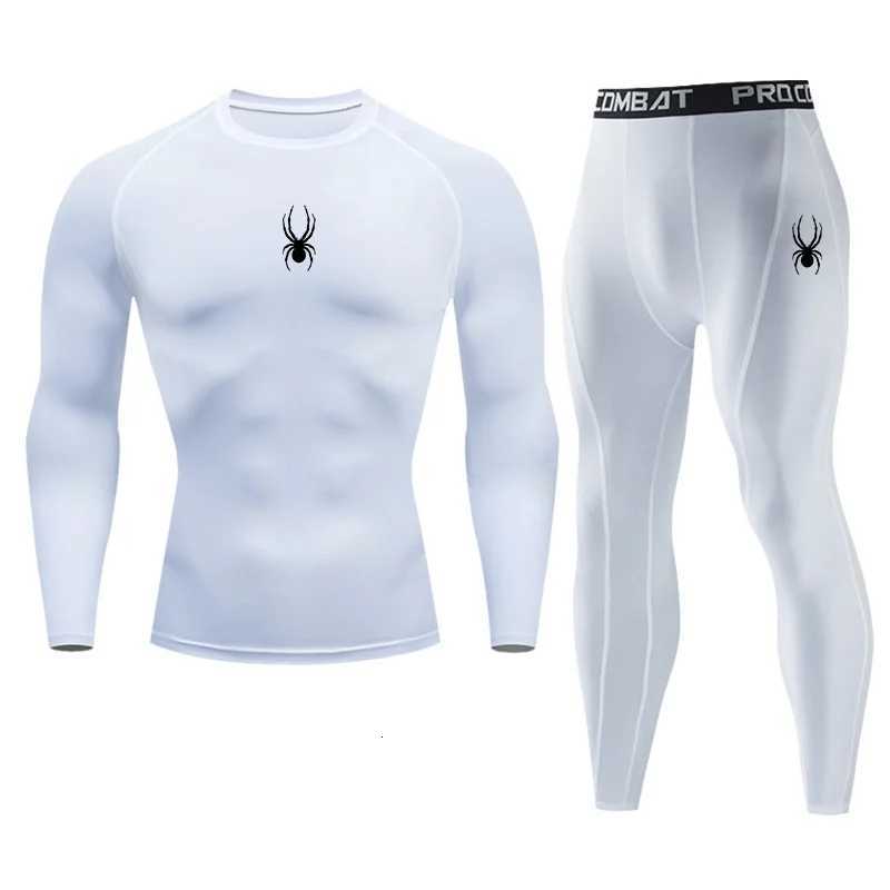 Gym Compression Tshirt Mens Long Slves Suit Sportswear Spring Autumn Outdoor Dry Fit Sports Running Tops 2piece Set X250924