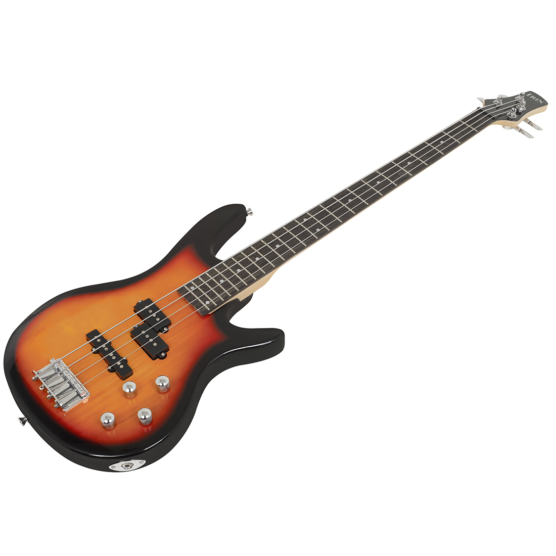 The Factory Sells IRIN P-04 Best Selling Plucked Plucked Maple Four String Electric Bass Guitar Sunset Black Border