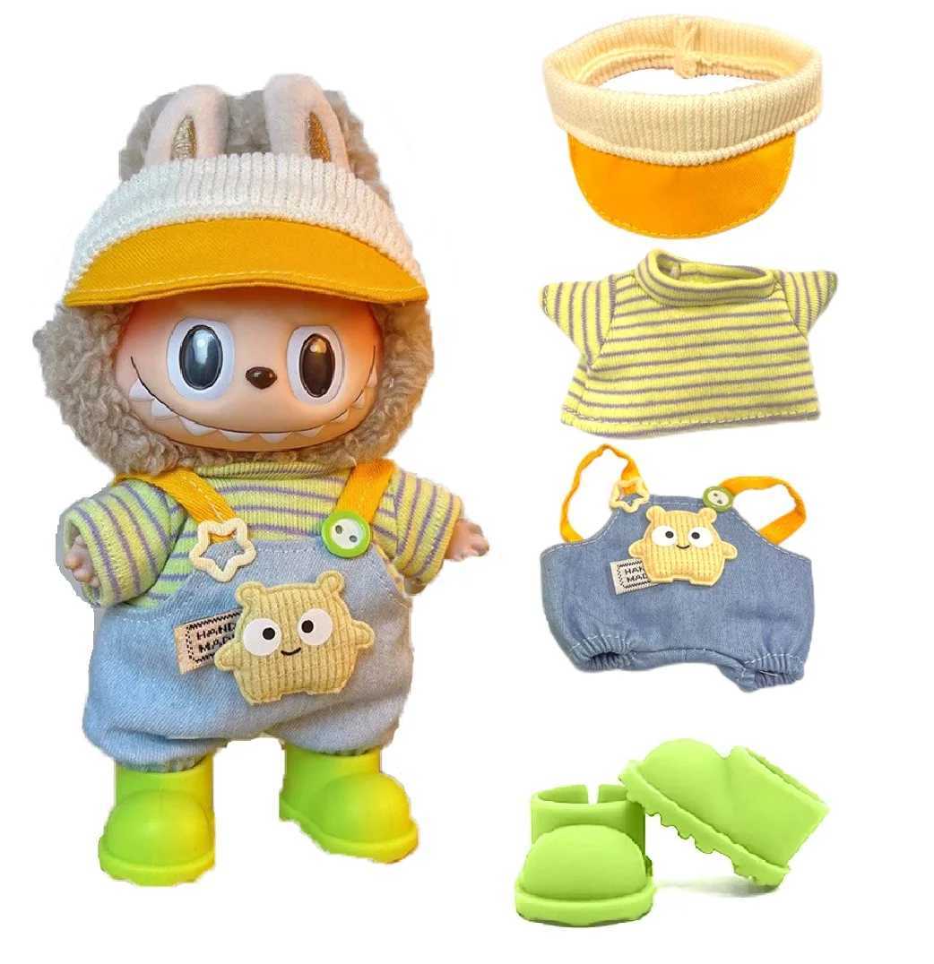 17cm Fashion Doll labubu Clothing Accessories Set Suitable for Boys Cute Plush Doll Clothes Suitable for Fashion Plush Dolls C250924