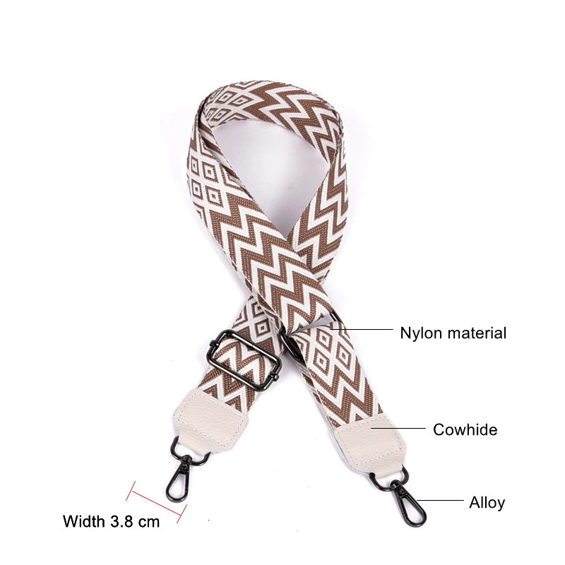 Women Handbag Straps Wide 38cm Belt Shoulder Crossbody Bag Strap Replacement Adjustable Part Accessory For 130cm 250815