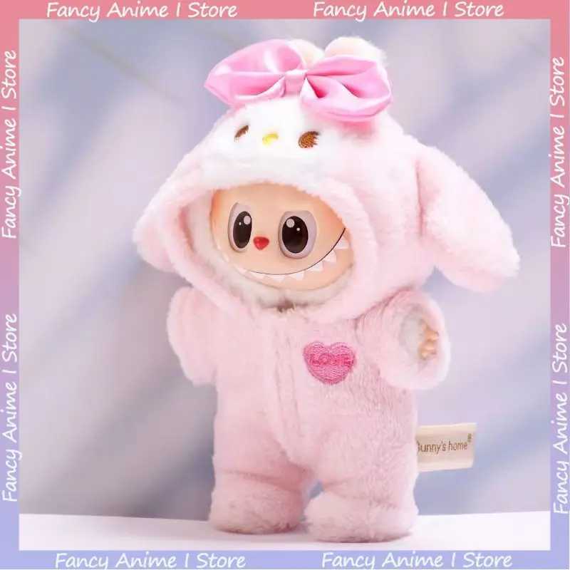 Cartoon Melody Labubu Doll Onesie Clothes for Labubu V1 V2 V3 DIY Girls Gift Cute Plush Dolls Clothing Outfit for Labubu Dolls C250924