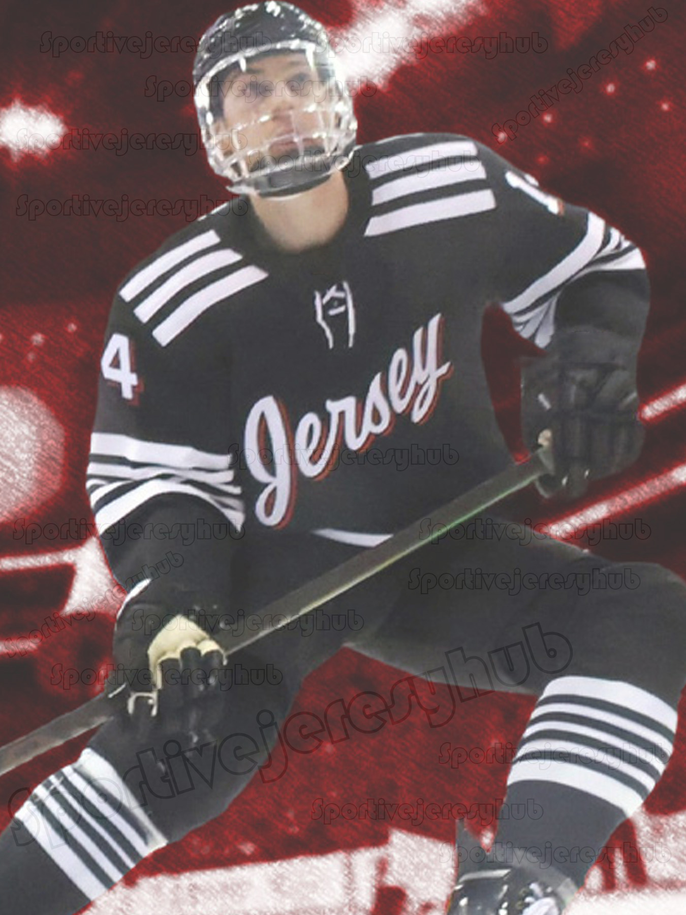 86 Jack Hughes 2025-26 Hockey Jersey Nico Hischier Jesper Bratt Elias Sprong Niedermayer Custom Double-Reinforced Stitching Sweater Casual Wear Street