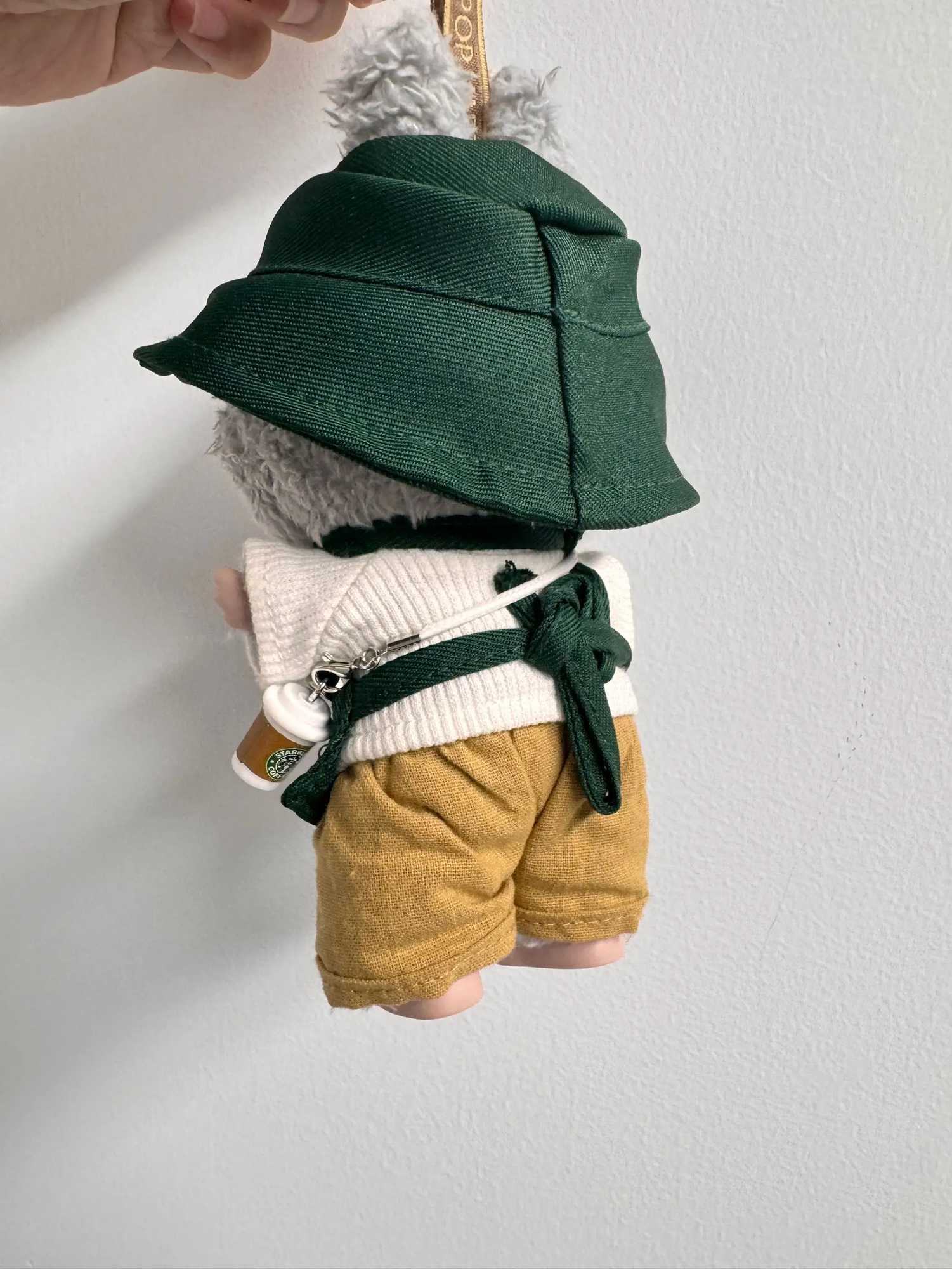 In Stock For Labubu Clothing BJD Vinyl Blind Box V1 V2 V3 Working Clothes Coffee Suit Clothing Replacement Cute Doll Accessory C250924