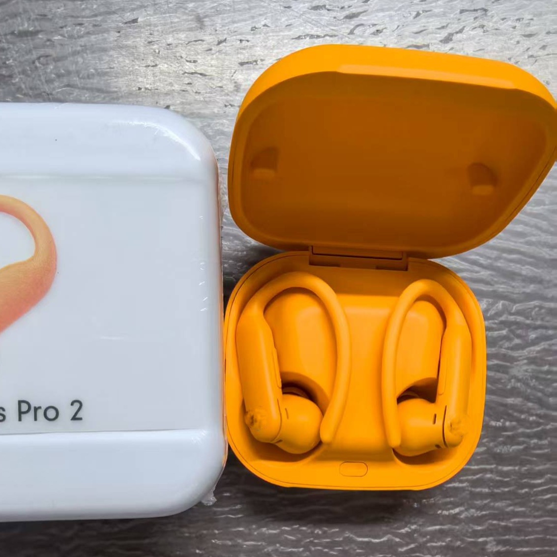 2025 New Wireless Earphone Power pro 2 Bluetooth headphones In-Ear Hook High-Performance Active Noise Canceling Sports Waterproof Headset Stereo with Charging Case