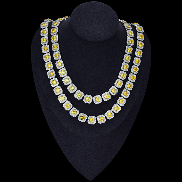 New Arrival New Fashion Rose Gold Plated Brass Cuban Link Chains Hip Hop Style Iced Out for Anniversaries