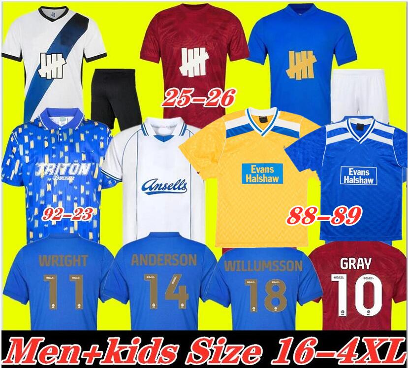 25 26 Birmingham soccer jerseys third City 2025 2026 home Camisetas KLARER JUTKIEWICZ HANSSON WRIGHT DYKES WILLUMSSON Davies Stansfield football shirt men 93-98-99